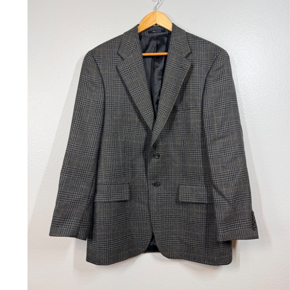 Chaps Ralph Lauren Sport Coat Men's 40R Plaid Wool Blazer Jacket Canada